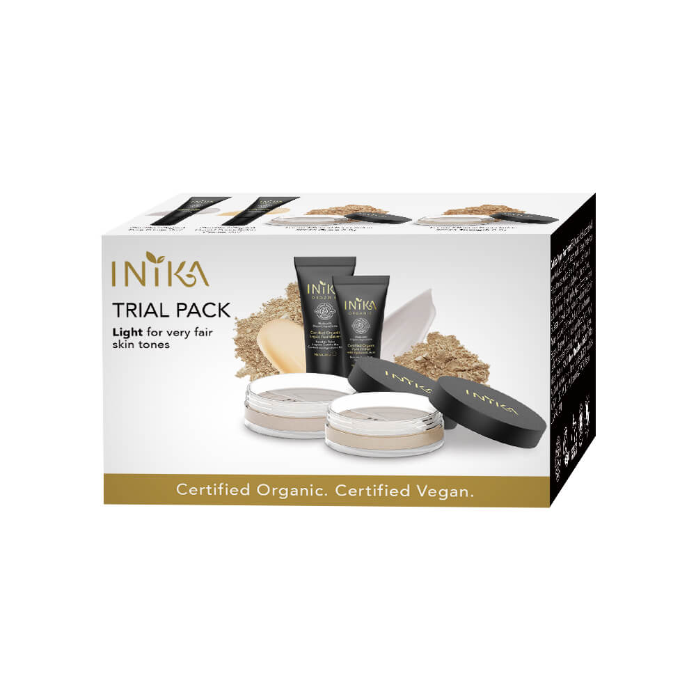 Foundation Trial Pack (Light) | INIKA Organic | 01