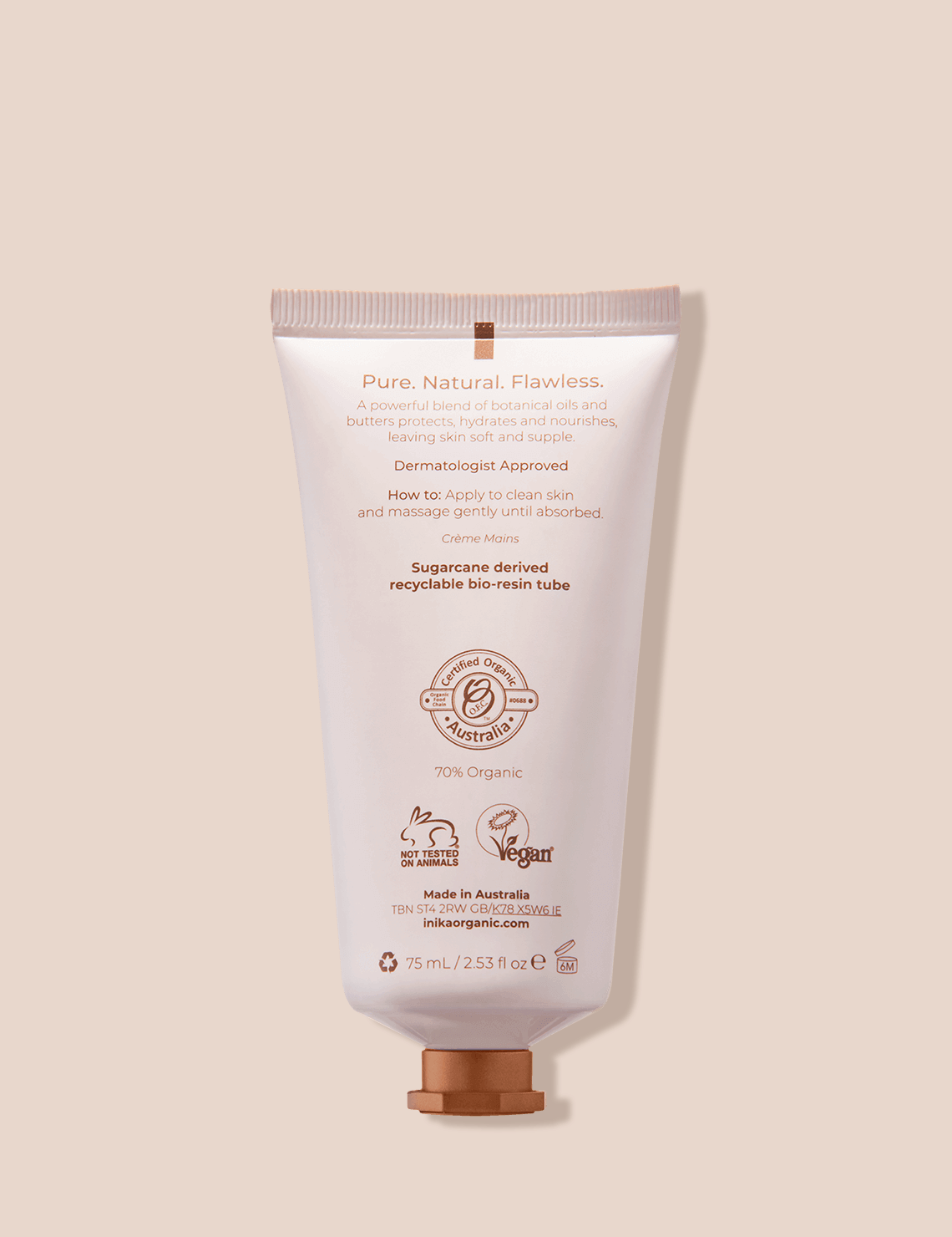 INIKA Organic Phytofuse Renew Hand Cream 75ml | INIKA Organic | 03