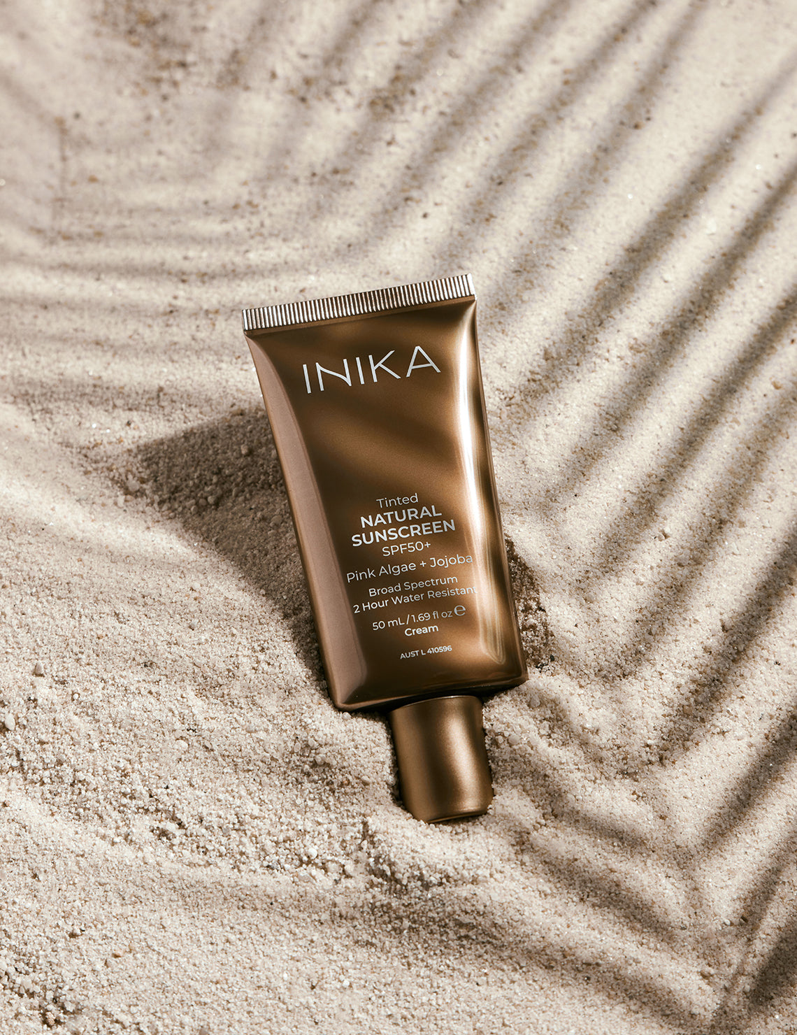 INIKA Organic Tinted Natural Sunscreen SPF50+ 50mL