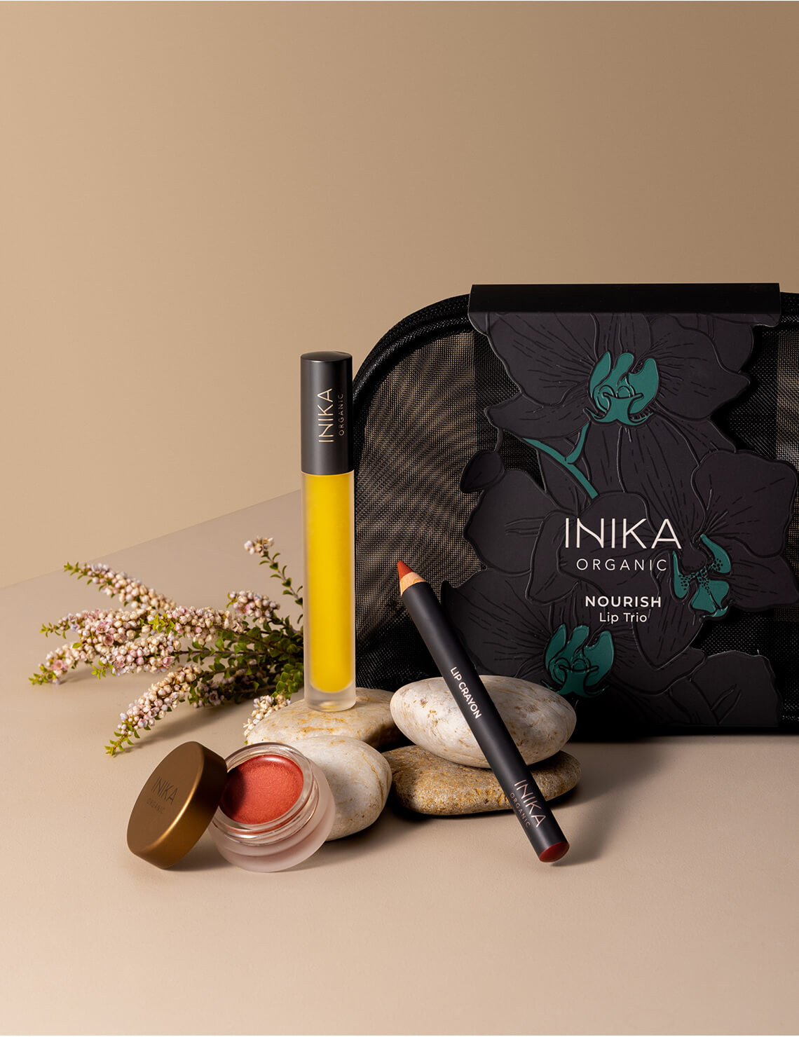 INIKA Organic Nourish Lip Trio