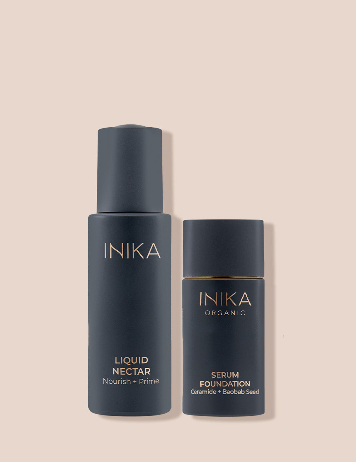 Organic Serum Foundation & Liquid Nectar Primer Bundle – INIKA