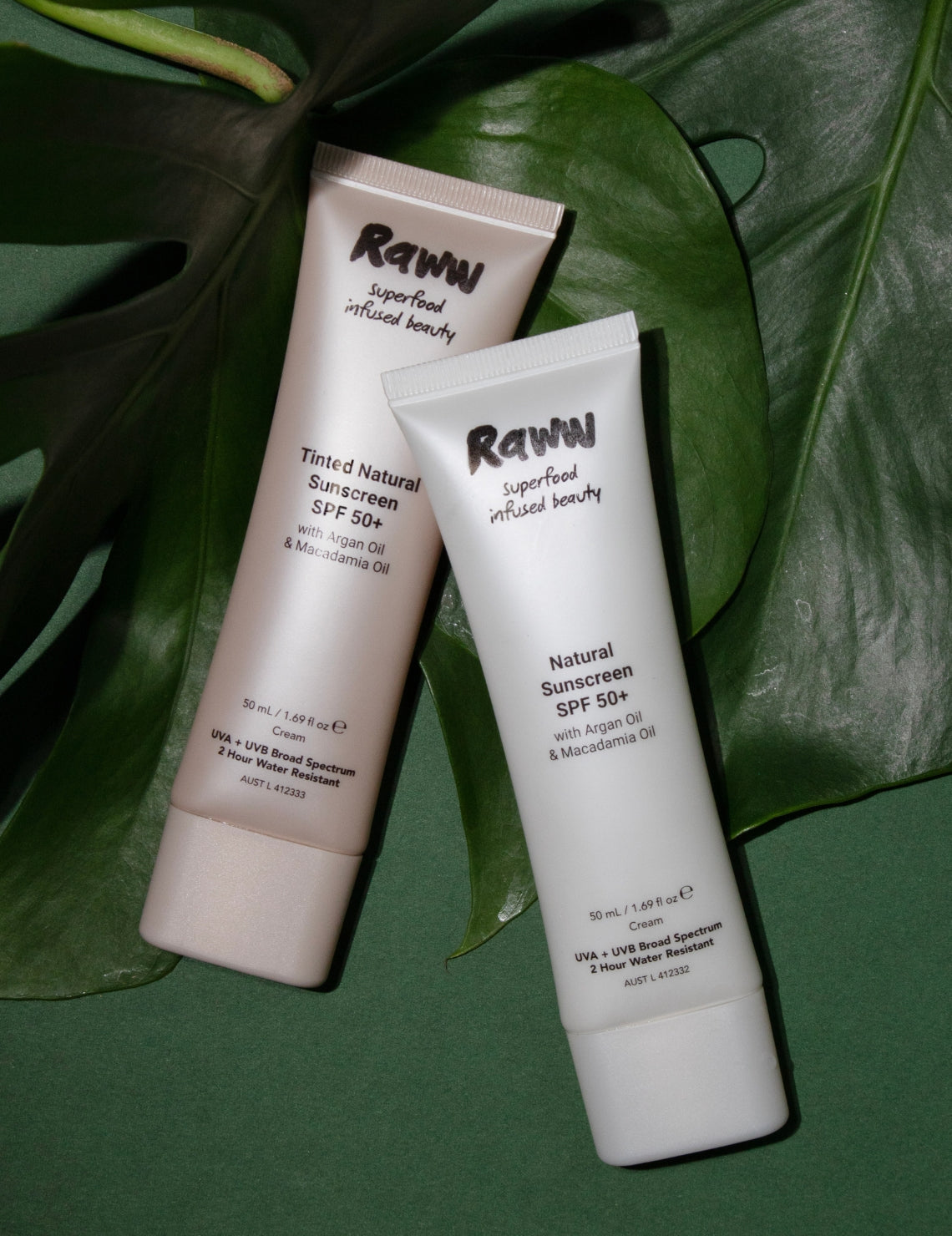 Raww Cosmetics Tinted Natural Sunscreen SPF 50+