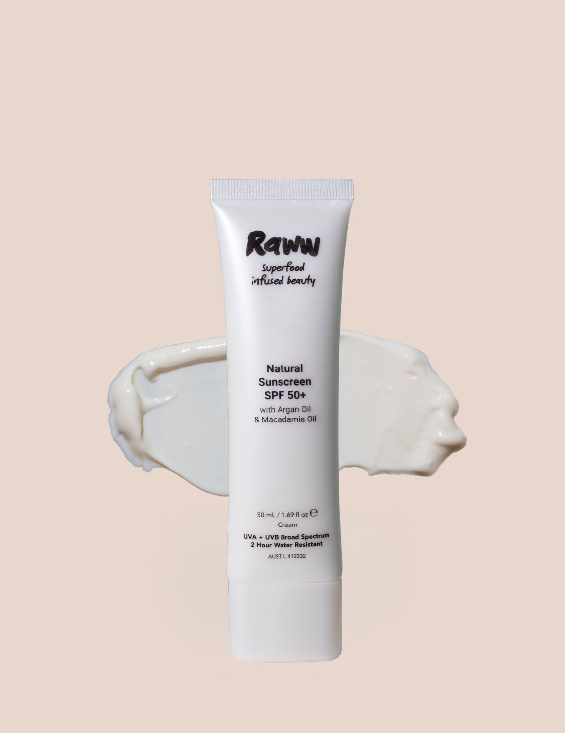 Raww Cosmetics Natural Sunscreen SPF 50+