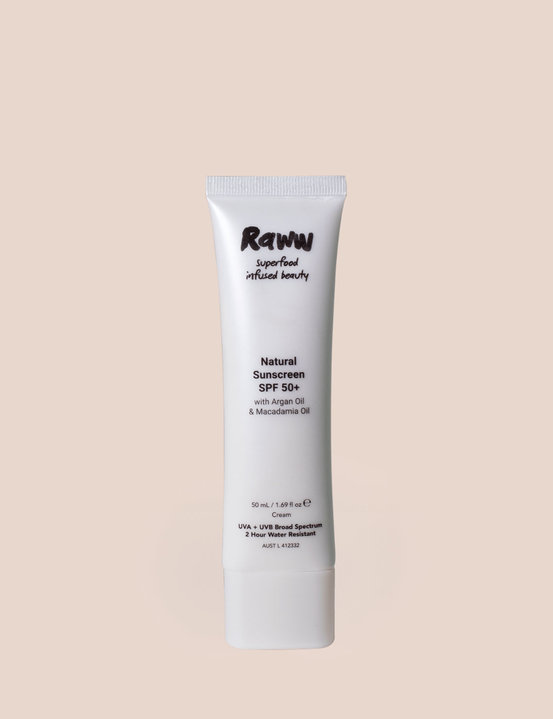 Raww Cosmetics Natural Sunscreen SPF 50+