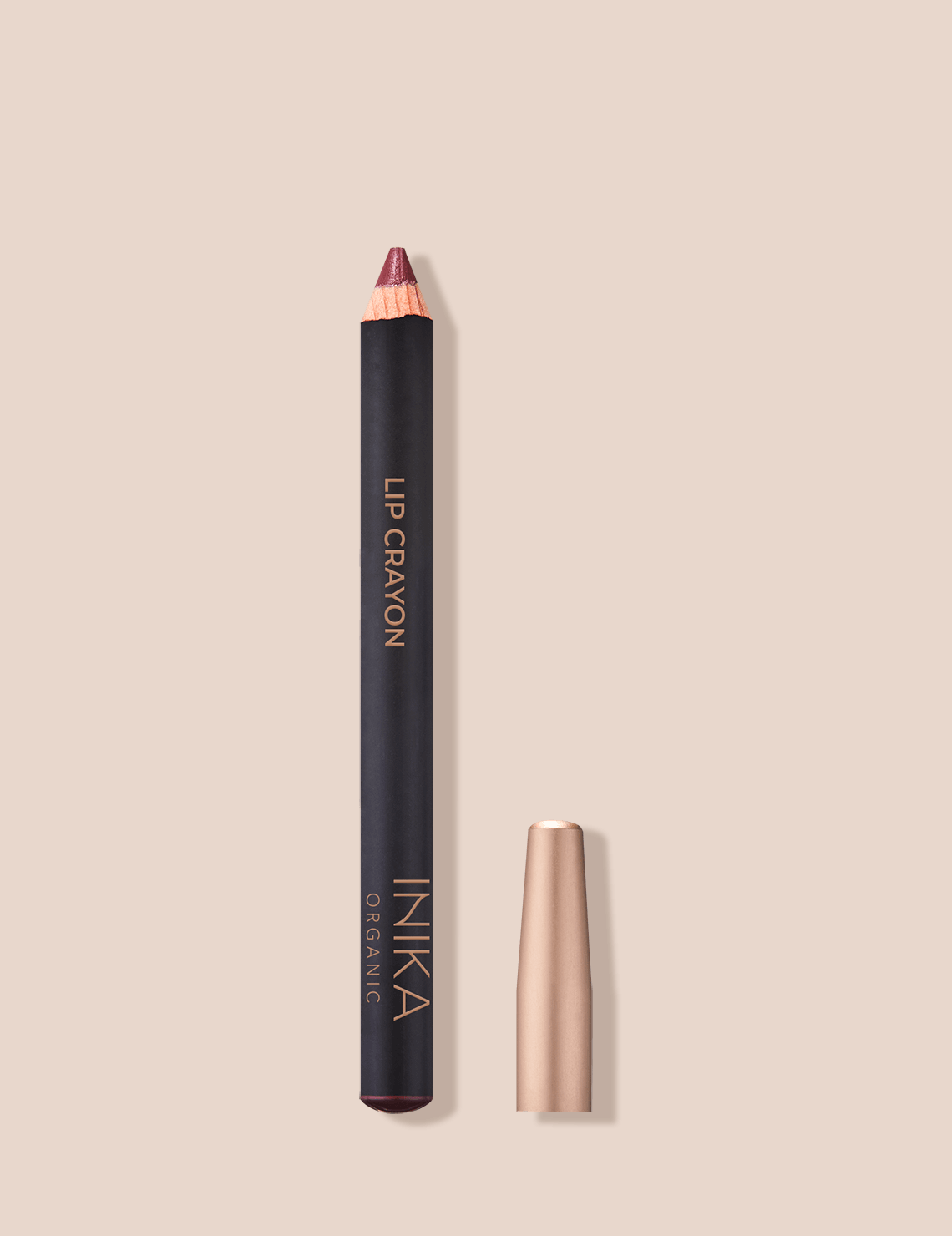 INIKA Organic Lipstick Crayon (Deep Plum) | INIKA Organic | 01