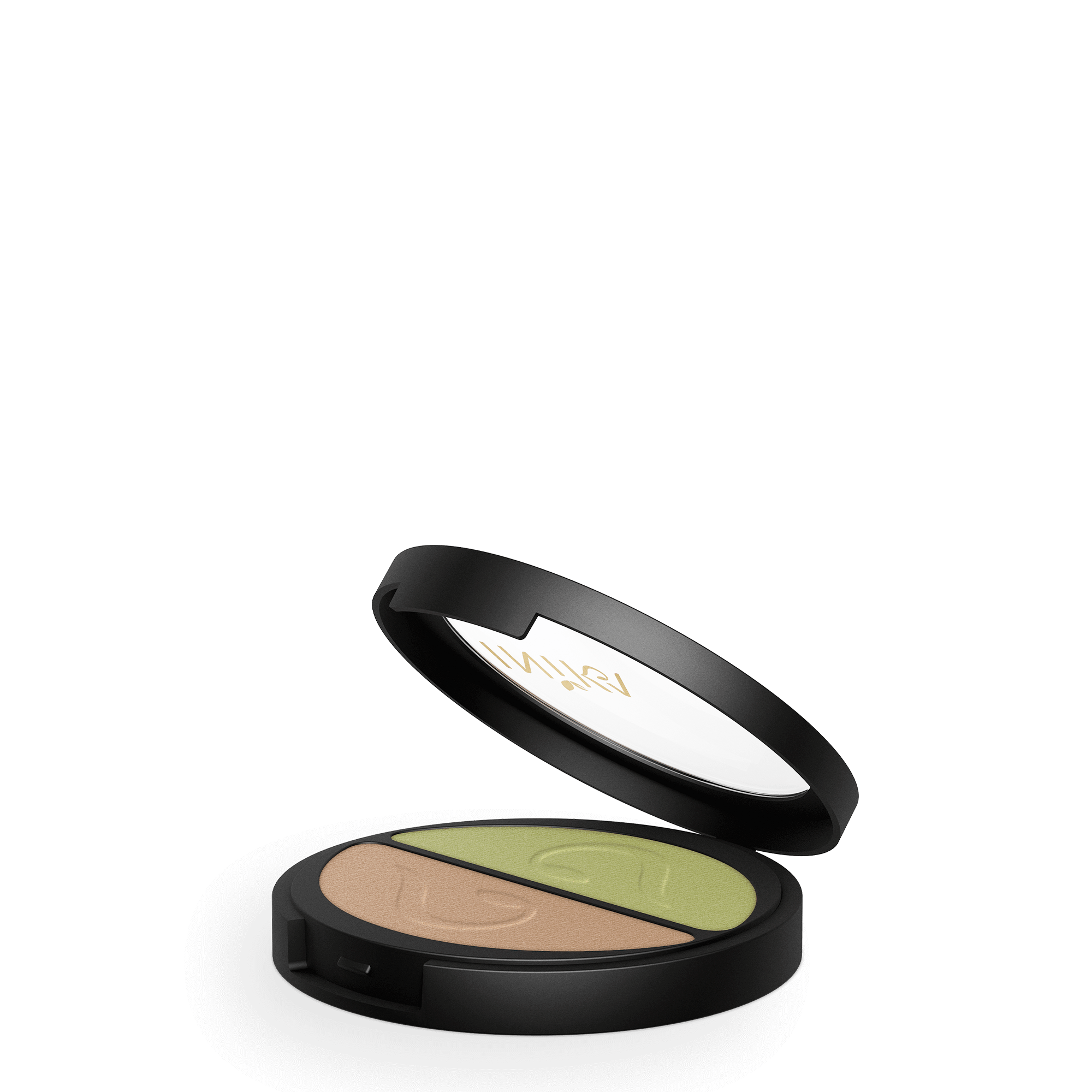 Pressed Mineral Eye Shadow Duo (Khaki Desert) | INIKA Organic | 03